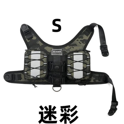 Pet Supplies Dog Backpack for Hiking Camping Travel Waking Saddle Bag for Small Medium Dog Waterproof Tactics Pack