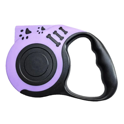 Automatic Retractable Dog Leash with Flashlight LED Glowing at Night Walking Leash Durable Nylon Outdoor Dog Leash Pet Supplies