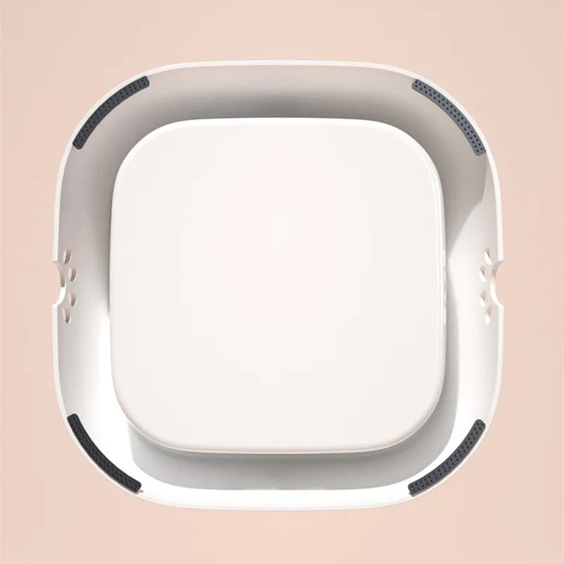 Plastic Dog Drinking Water Bowl with Floating Design Non-Wetting Mouth Cat Water Dispenser Anti-Overflow Pet Feeder 1L Capacity